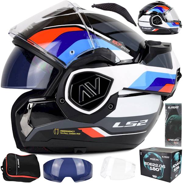 Kask LS2 FF906 Advant Sport Black Blue Red 3XL