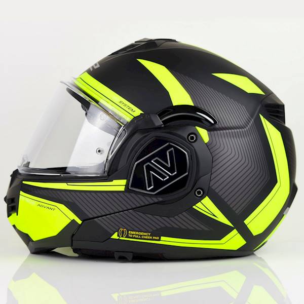 Kask LS2 FF906 Advant Revo Black H-V Yellow XL