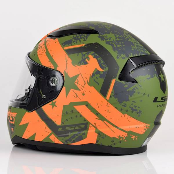 Kask LS2 FF353 Rapid II Thunder Birds M.Ora XS