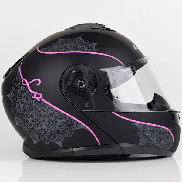 Kask LS2 FF908 Strobe II Lux M.Black Pink XL