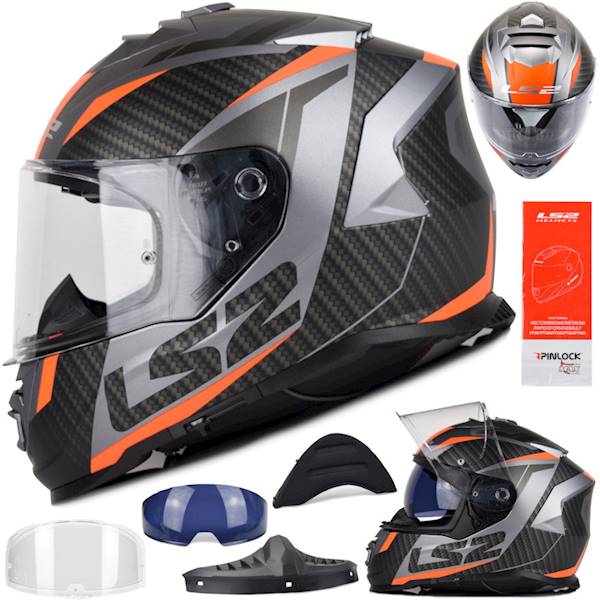 Kask LS2 FF800 Storm II Racer M. Titan Fluo XS