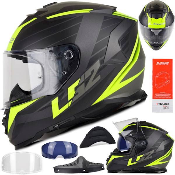 Kask LS2 FF800 Storm II Nerve M.Bl. H-V Yel