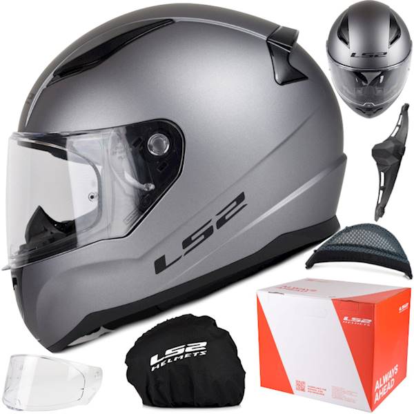 Kask LS2 FF353 Rapid II Solid Matt Titanium