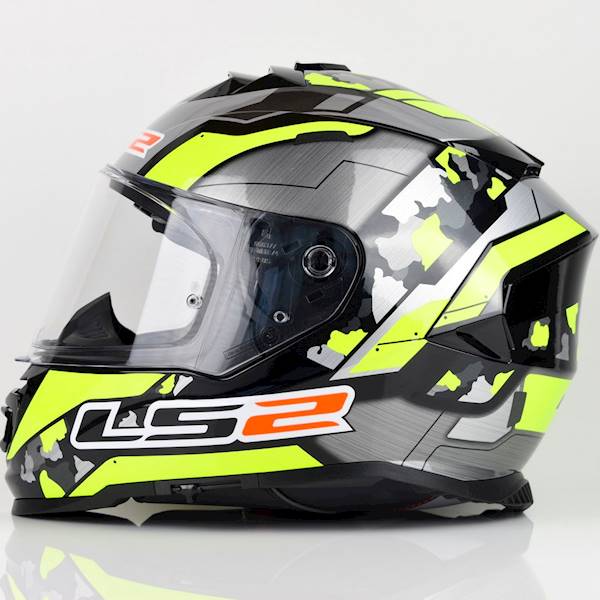 Kask LS2 FF800 Storm II Cyborg H-V Yel Grey XS