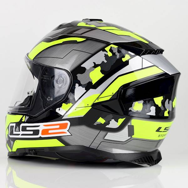 Kask LS2 FF800 Storm II Cyborg H-V Yel Grey XS