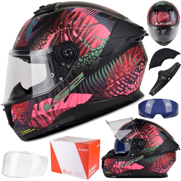 Kask LS2 FF808 Stream II Jungle M.Bl.Pink XL