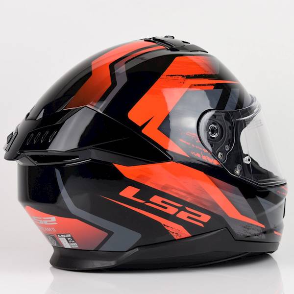 Kask LS2 FF808 Stream II Fury Black Red S