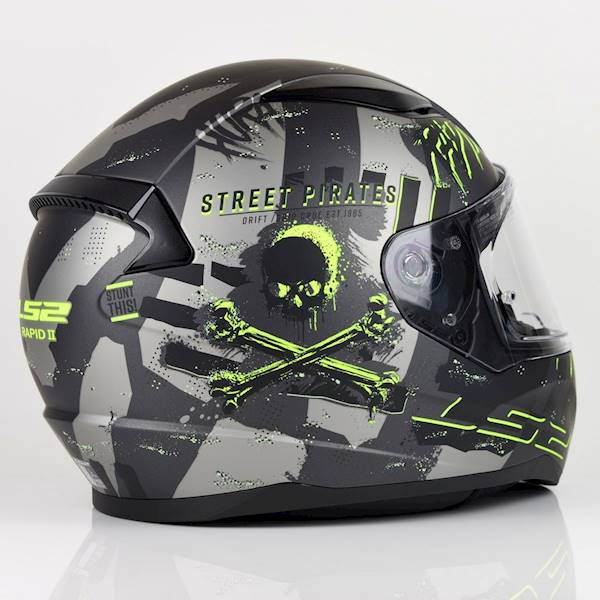 Kask LS2 FF353 Rapid II Pirates M.Titanium XXL