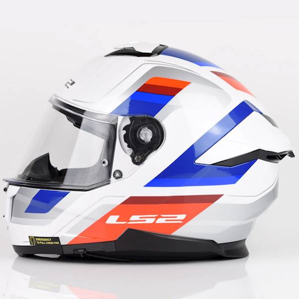 Kask LS2 FF808 Stream II Vintage Wh.Bl.Red S