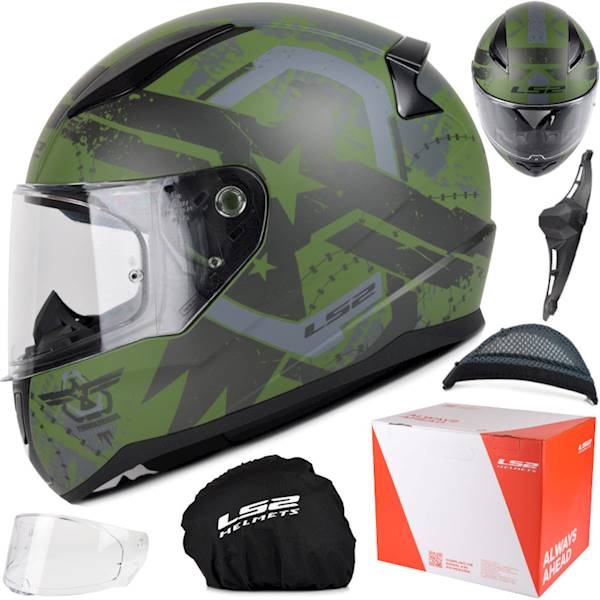 Kask LS2 FF353 Rapid II Thunder Birds M.Mil. XL