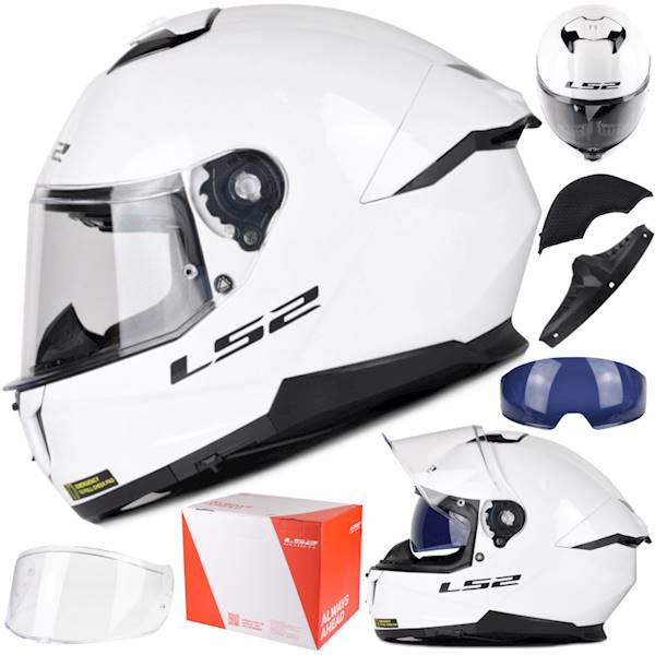 Kask LS2 FF808 Stream II Solid White 3XL