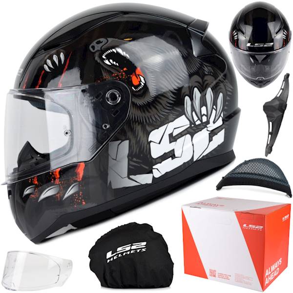 Kask LS2 FF353 Rapid II Claw Black XXL