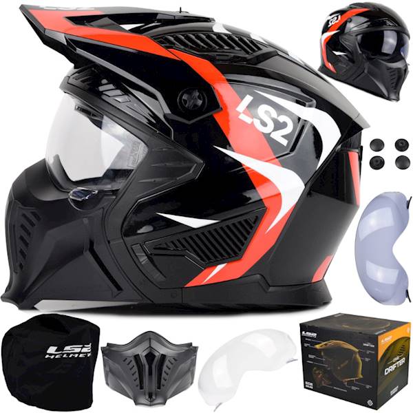 Kask LS2 OF606 Drifter Triality Red S