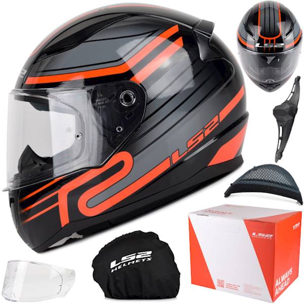 Kask LS2 FF353 Rapid II Circuit Black Red