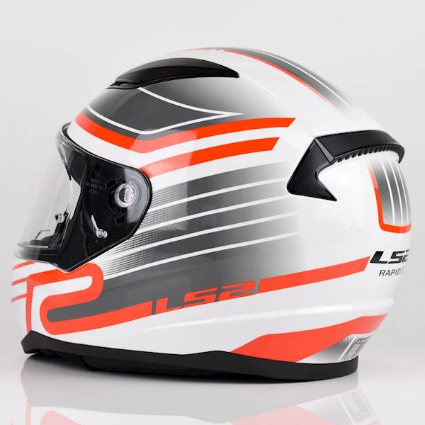 Kask LS2 FF353 Rapid II Circuit White Red XL