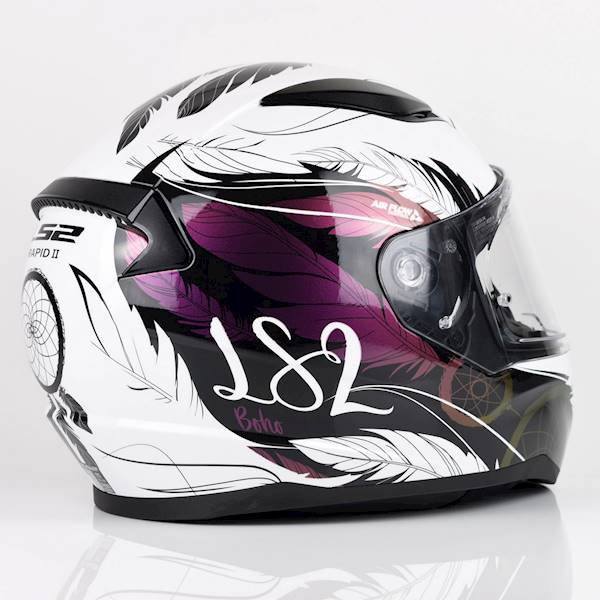Kask LS2 FF353 Rapid II Boho White Bl. Pink S