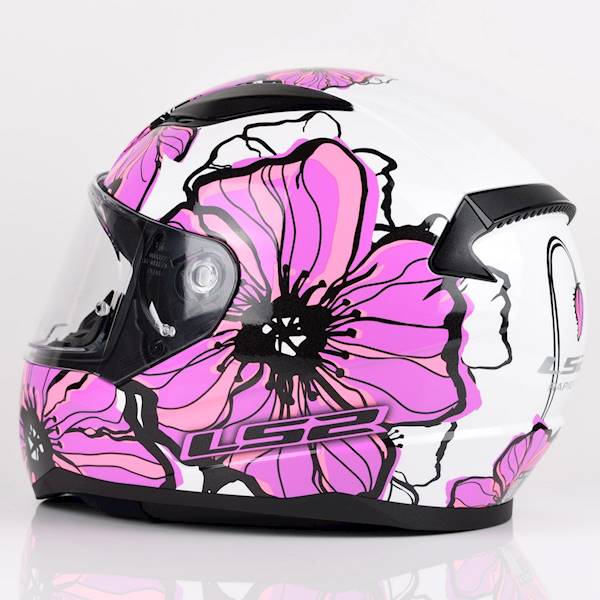Kask LS2 FF353 Rapid II Poppies Pink L