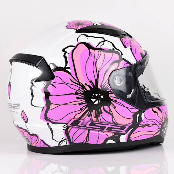 Kask LS2 FF353 Rapid II Poppies Pink L