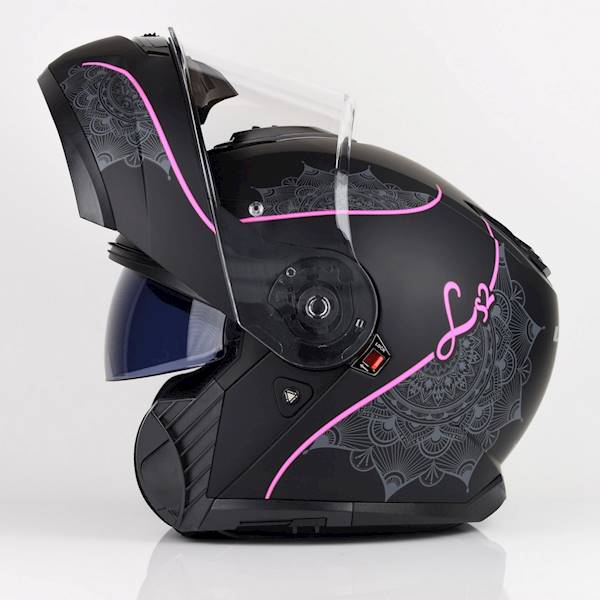 Kask LS2 FF908 Strobe II Lux M.Black Pink L