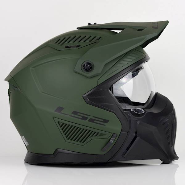 Kask LS2 OF606 Drifter Solid Matt Mili Green M