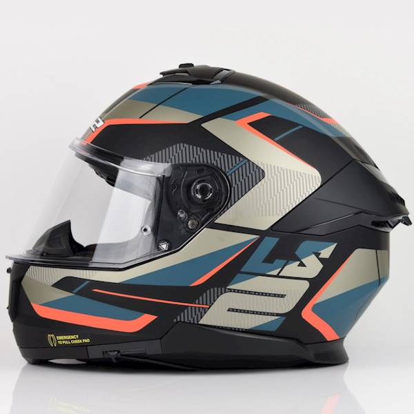 Kask LS2 FF808 Stream II Road M.Black Blue XL
