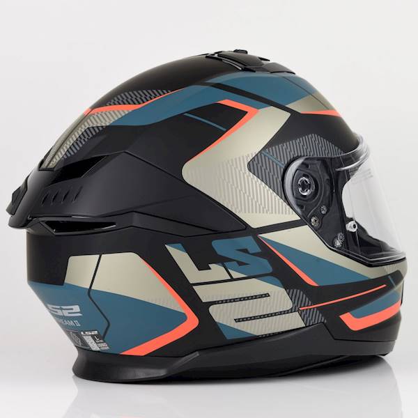 Kask LS2 FF808 Stream II Road M.Black Blue XL