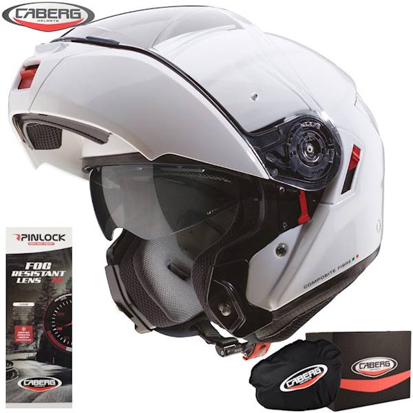 Kask Caberg Levo X Solid biały połysk M