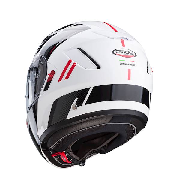 Kask Caberg Levo X Manta bia/szar/czarn/czerwo XS