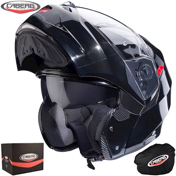 Kask Caberg Duke X Solid Smart czarny połysk S