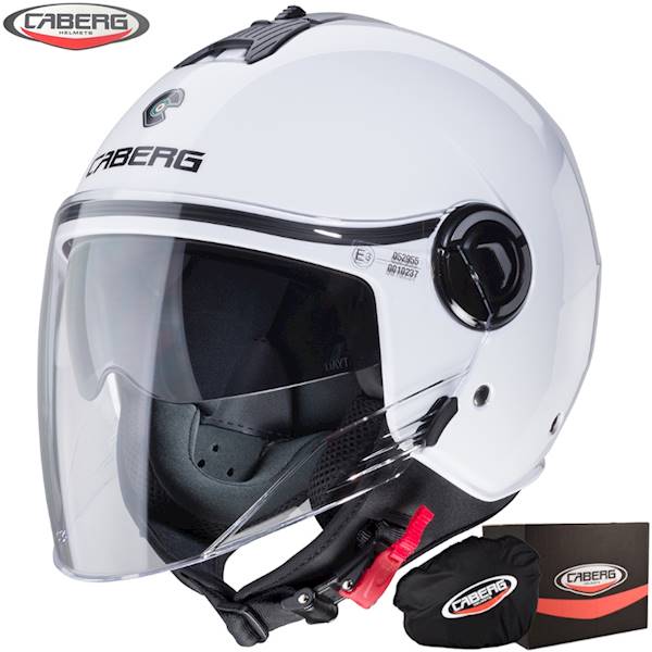 Kask Caberg Riviera V4 X Solid biały połysk