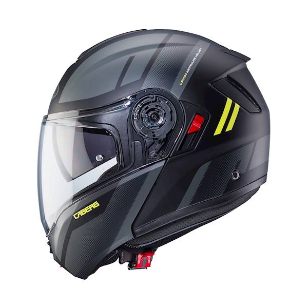 Kask Caberg Levo X Manta czarn mat/szary/żółty XXL