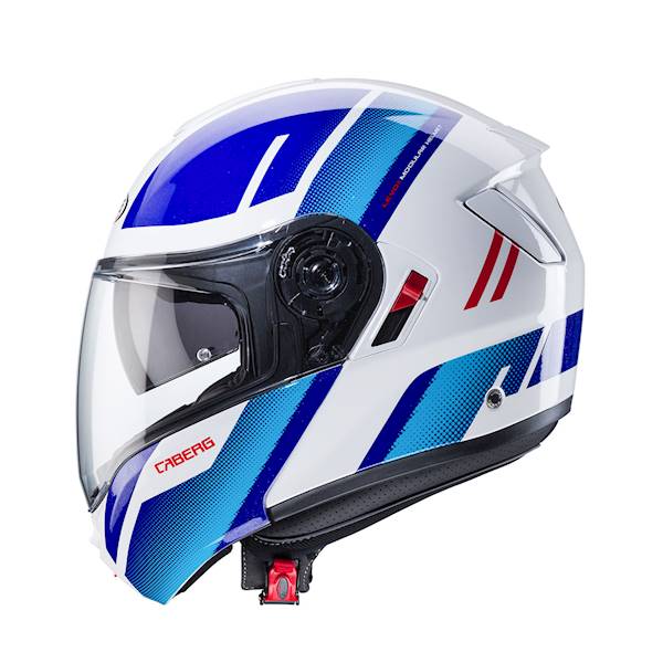 Kask Caberg Levo X Manta biał/niebiesk/czerwon XL