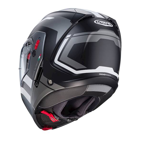 Kask Caberg Horus X Road czarny mat/szary/biały XS