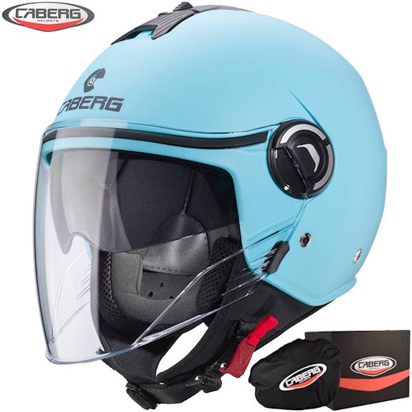 Kask Caberg Riviera V4 X Solid jasny niebieski mat