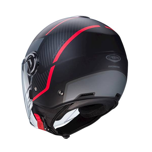 Kask Caberg Riviera V4 X Geo czar mat/czer/sza L