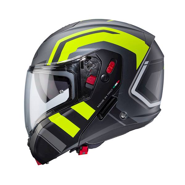 Kask Caberg Horus X Road szary mat/czarny/żółty L