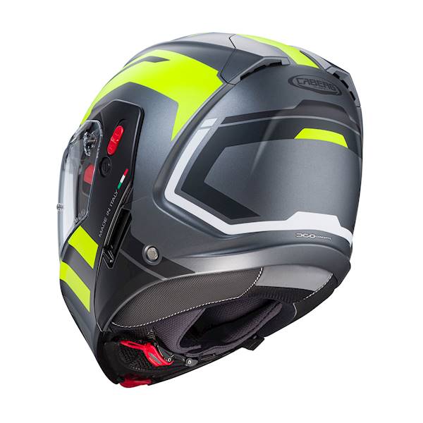 Kask Caberg Horus X Road szary mat/czarny/żółty L