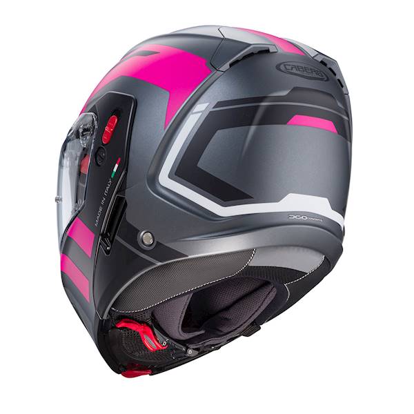 Kask Caberg Horus X Road szary mat/czarn/fuksja M