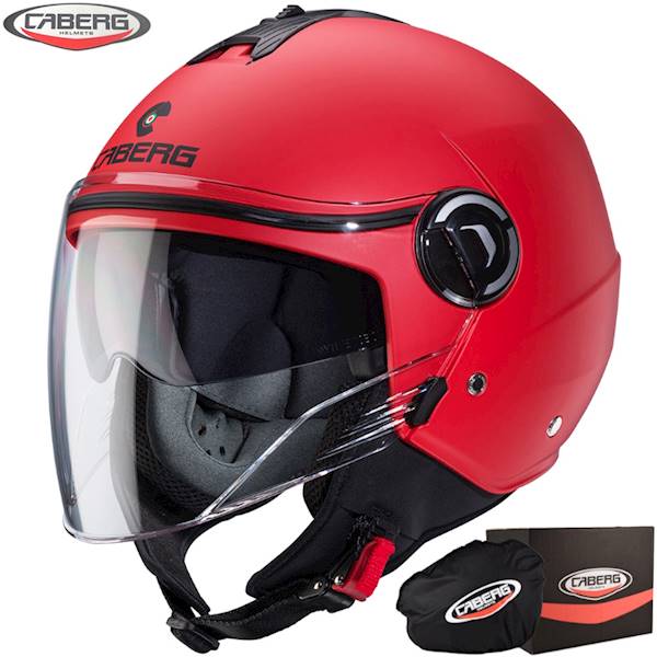 Kask Caberg Riviera V4 X Solid czerwony mat S