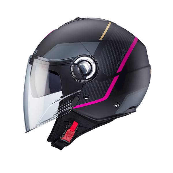 Kask Caberg Riviera V4 X Geo czar mat/fuks/szar XS