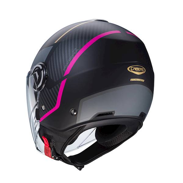 Kask Caberg Riviera V4 X Geo czar mat/fuks/szar XS