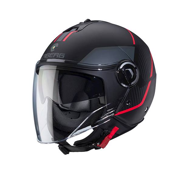 Kask Caberg Riviera V4 X Geo czar mat/czer/sza XS