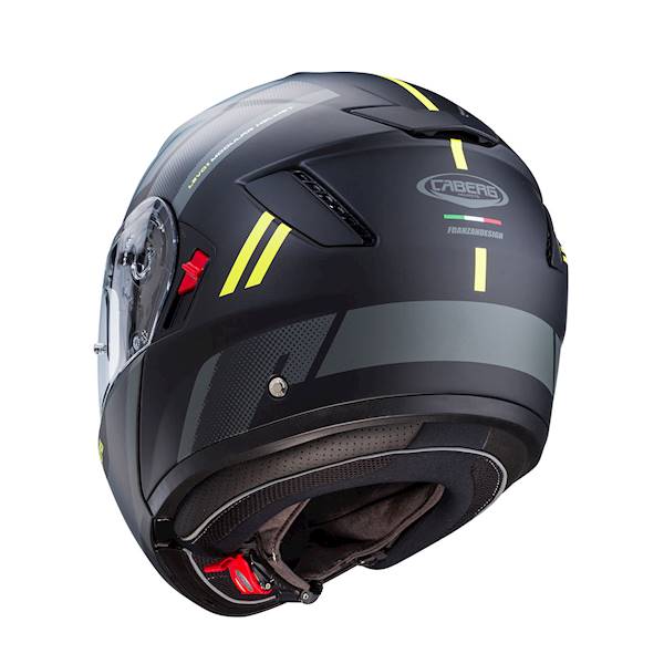 Kask Caberg Levo X Manta czarn mat/szary/żółty XS