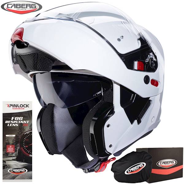Kask Caberg Horus X Solid biały połysk