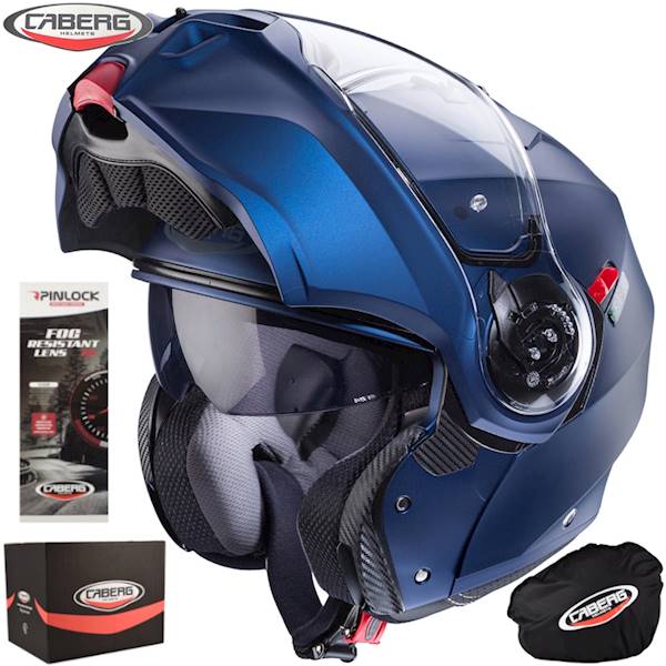 Kask Caberg Duke Evo Solid niebieski mat Yamaha S