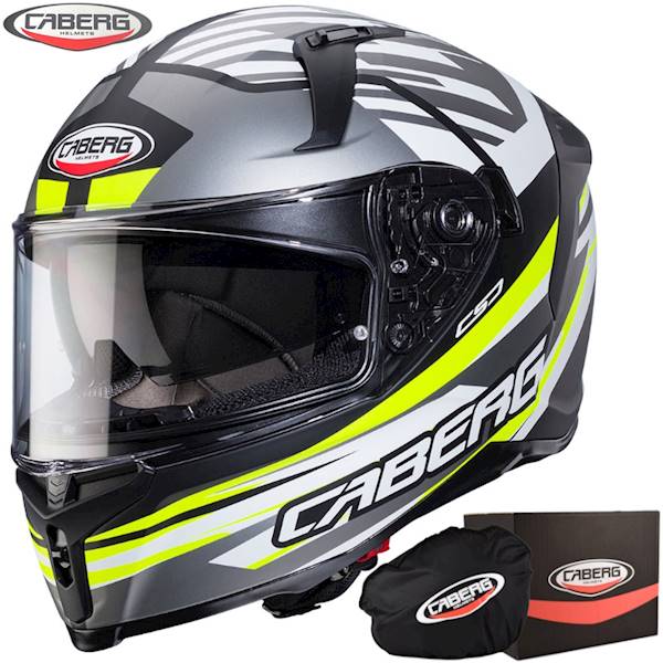 Kask Caberg Avalon X Kira czarny mat/szary/żół S