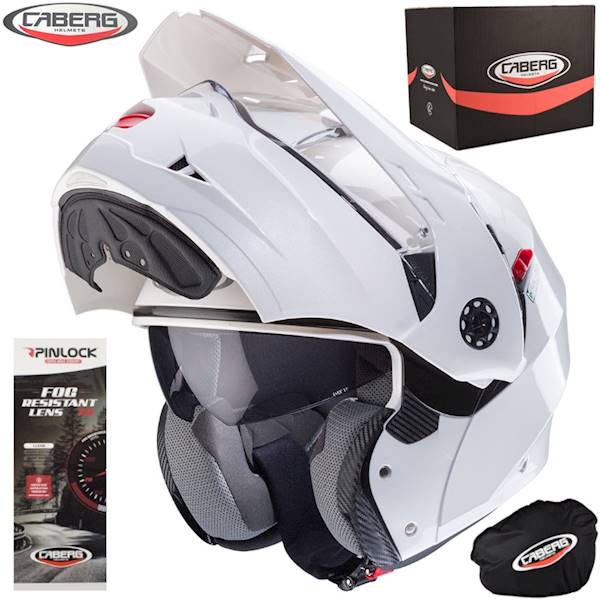 Kask Caberg Tourmax X Solid biały połysk