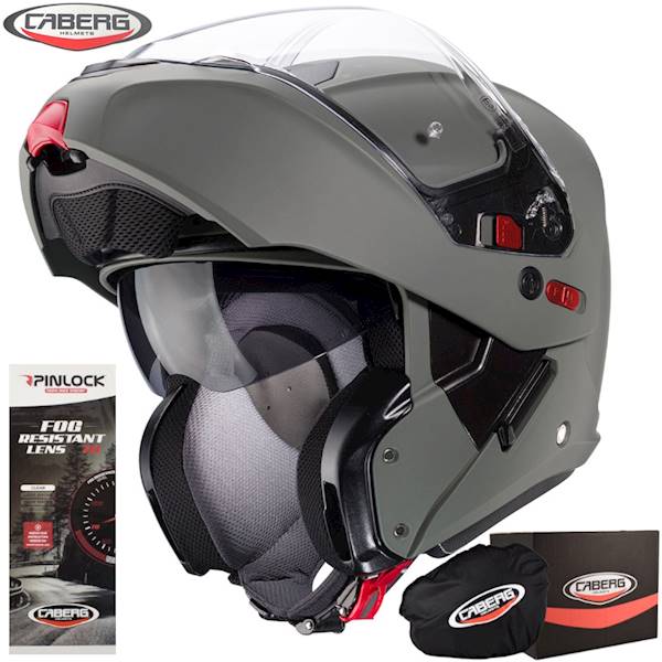 Kask Caberg Horus X Solid szary mat kamo M