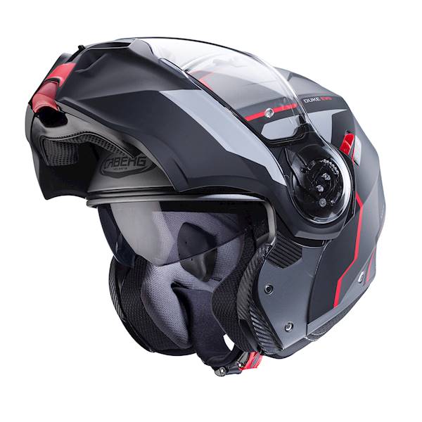 Kask Caberg Duke Evo Move szary mat/czarn/czerw XL