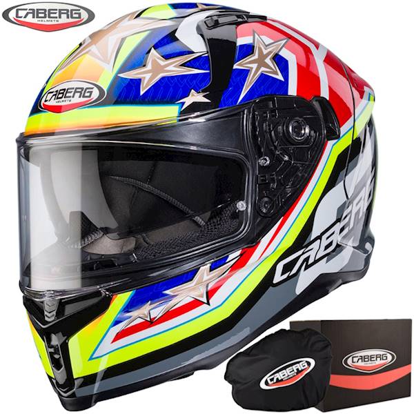Kask Caberg Avalon X Truck czarny/zółty/czerwo XXL